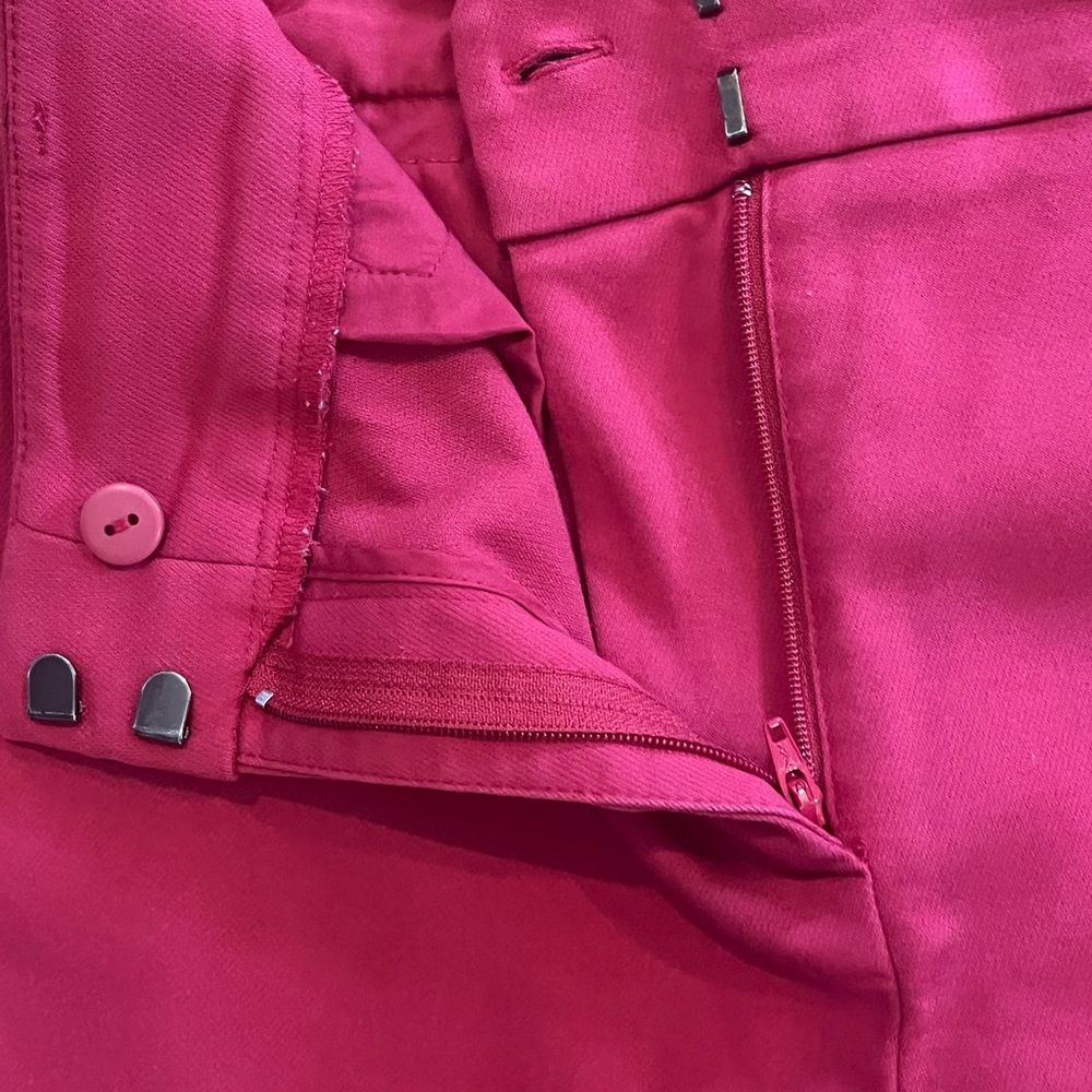 LOFT Raspberry Ankle Pants - Picture 5 of 7